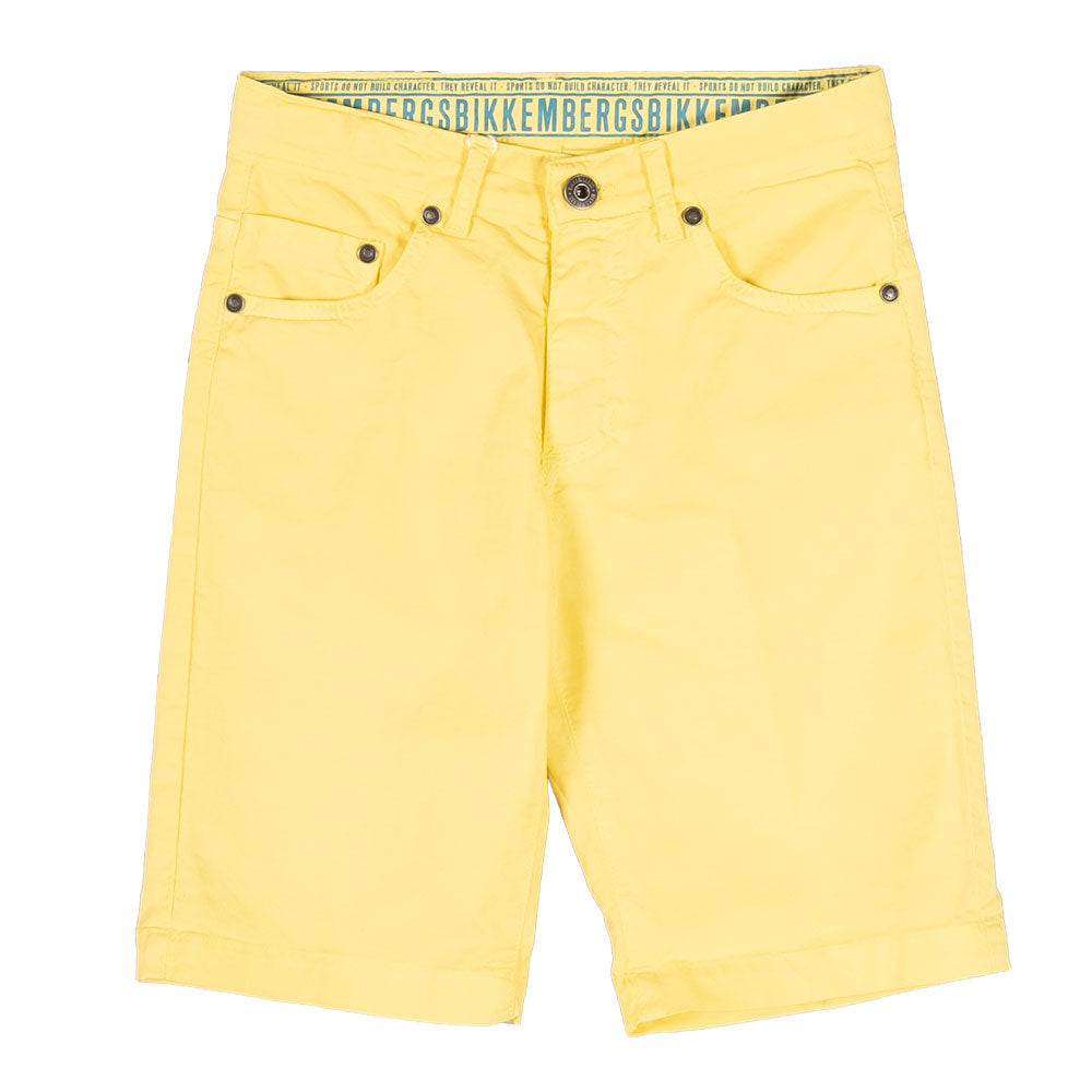 

Bermuda shorts from Bikkembergs Children's Clothing Line, five-pocket model emisura adjustable ...