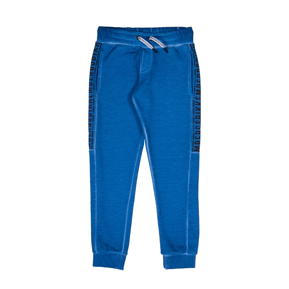 
Tracksuit style trousers, from the Bikkembergs children's clothing line, with logo printed on th...