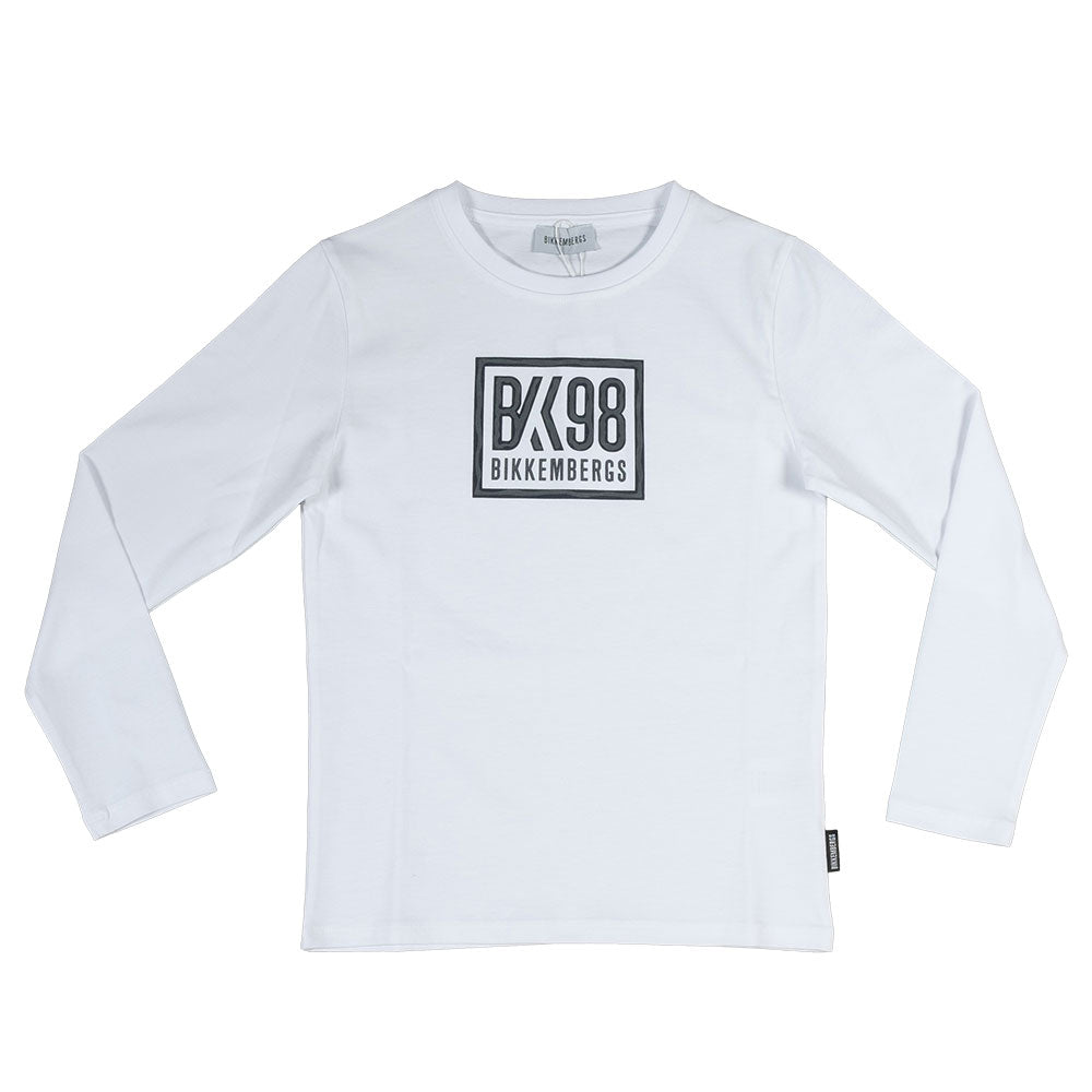 
T-shirt della Linea Abbigliamento Bambino Bikkembergs, a manica lunga e con logo grande sul dava...