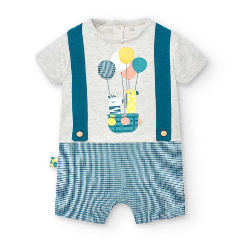 Jersey onesie for baby boy