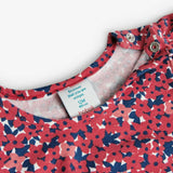 Floral jersey t-shirt for girl