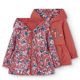 Reversible parka for girl