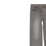 Elastic denim trousers for girls