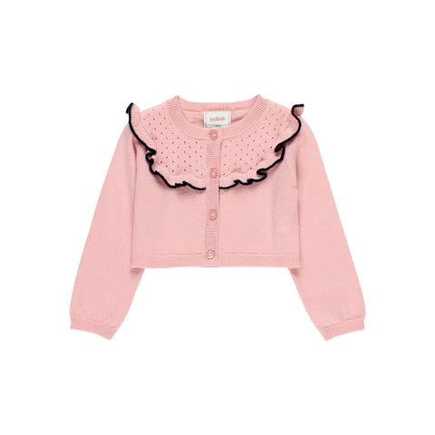 Tricot jacket for girls