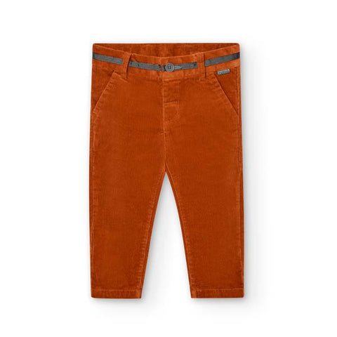 Velvet trousers for boys - BCI