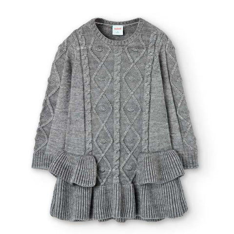 Knitwear dress for girls