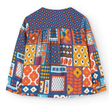 Printed blouse for baby girl