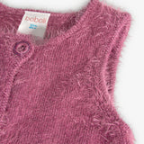 Knitted vest for baby girl -BCI