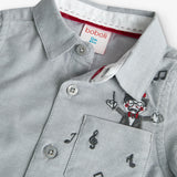 Infant long sleeve oxford shirt -BCI