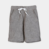 Baby linen bermuda shorts