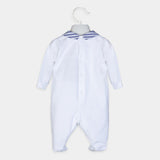 Newborn piquet onesie