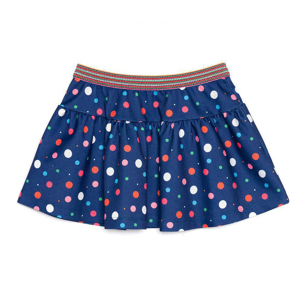 
  Rosalita Senoritas Girls' Clothing Line pleated skirt with elastic band
  alive. Navy with mul...