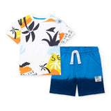 T-SHIRT AND BERMUDA SHORTS IN JERSEY FABRIC